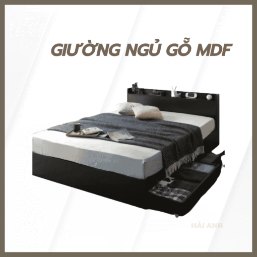 Giường ngủ ngỗ MDF