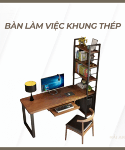 Bàn làm việc khung thép