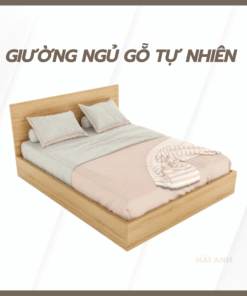 Giường Ngủ Gỗ Tự Nhiên Thiết Kế Dễ Lắp