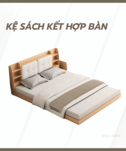Giường bệt có đệm đầu giường cho gia đình