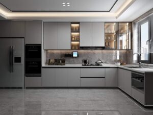 Tủ bếp với thiết kế hiện đại và sang trọng