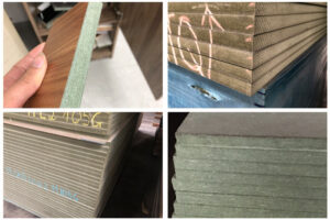 Tủ Gỗ chất liệu MDF lỗi xanh