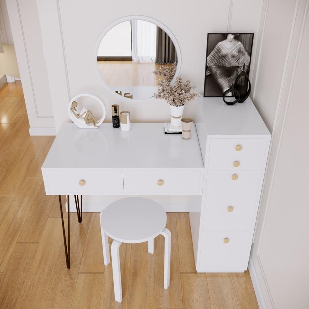 bàn trang điểm kết hợp tủ